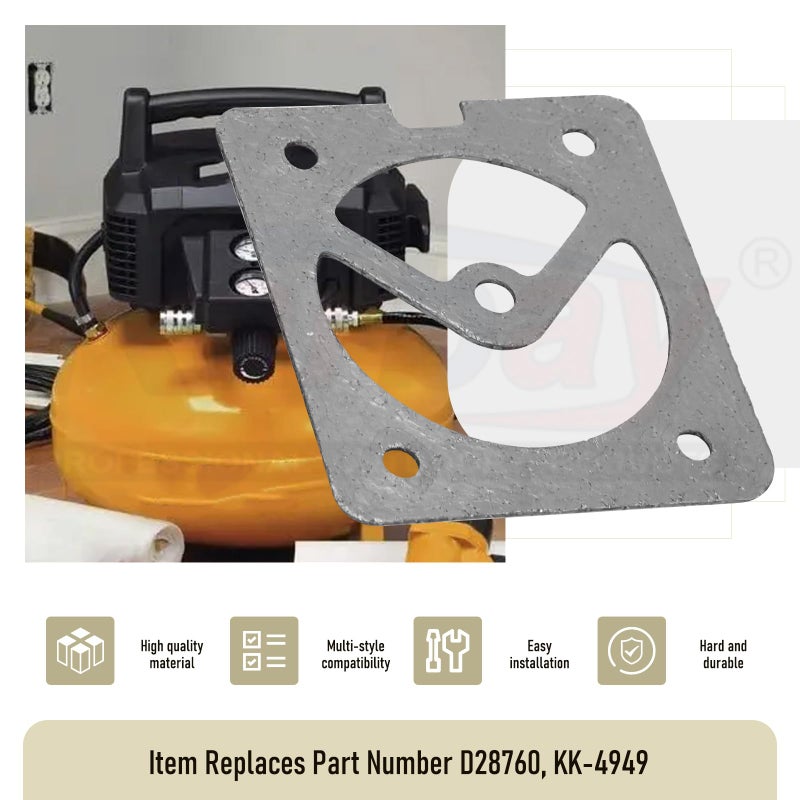 Karbay D30139 Air Compressor Gasket Seal Kit for Craftsman & Porter Cable & DeVilbiss Compressors, Replaces KK-4949, Suitable for 919153160, 919167244 and More - Image 5